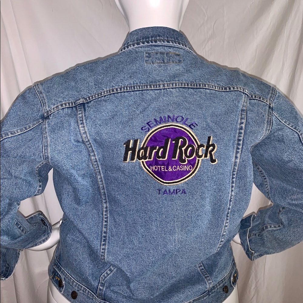 Seminole Hard Rock classic Lee denim jacket - L